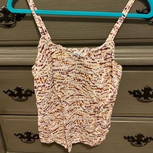 Size XS Old Navy Casual Spaghetti Strap Tank Multicolor